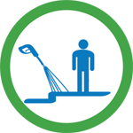 Sidewalk Cleaning icon